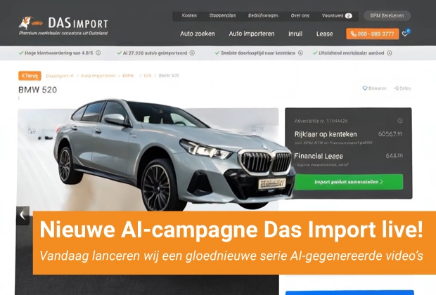 Nieuwe AI-campagne Das Import 🚗✨
