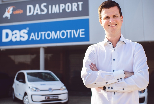 Medewerkers en hun auto : Lars en zijn Volkswagen Up