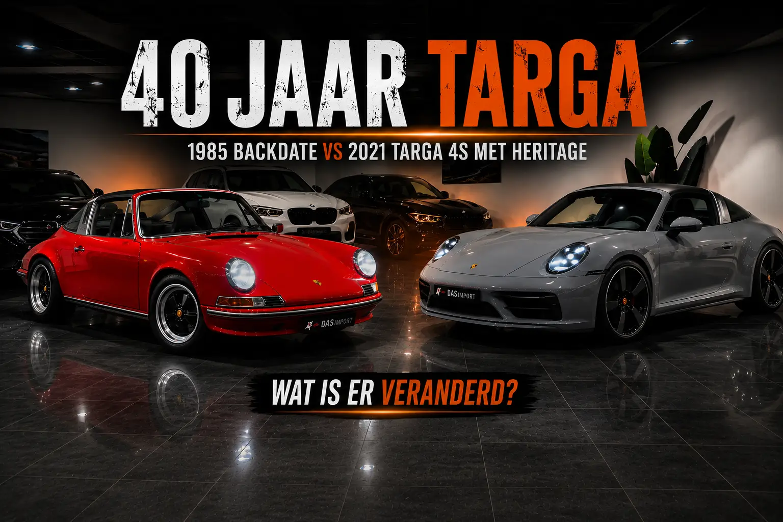 Porsche 911 Targa vergelijken: 1985 Backdate vs 2021 Heritage Edition