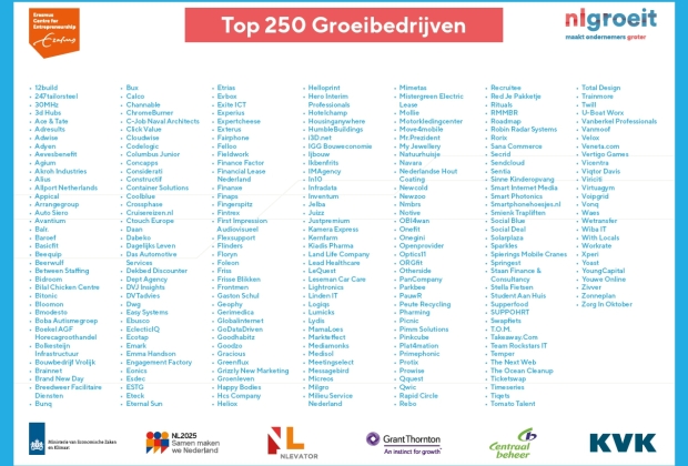 Das Automotive in de Top 250 Groeibedrijven