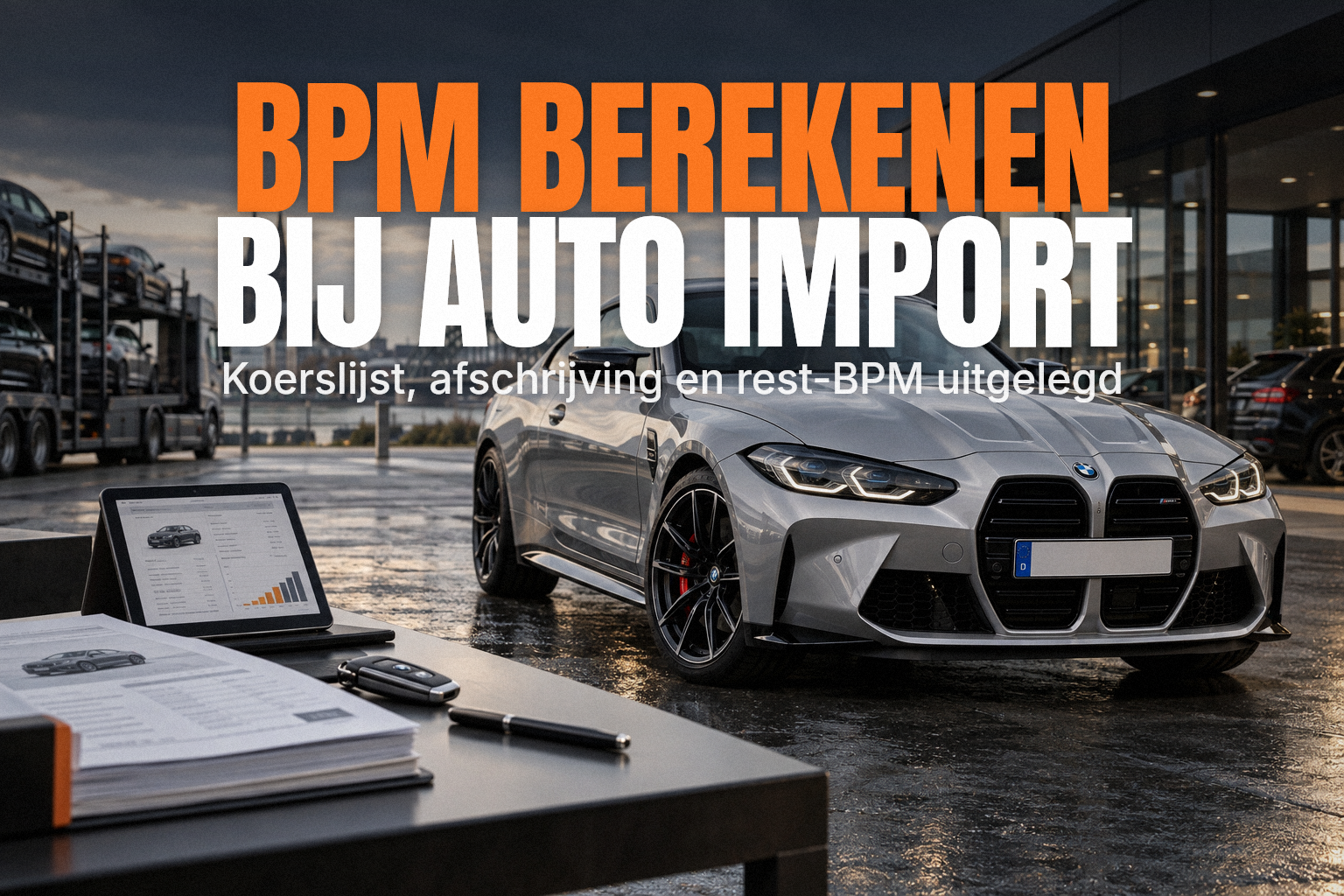 BPM-berekening bij import van een gebruikte Duitse auto